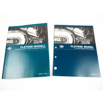 Harley FLSTNSE CVO Softail Deluxe Werkstatthandbuch Parts Catalog 2014