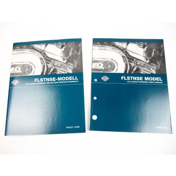 Harley FLSTNSE CVO Softail Deluxe Werkstatthandbuch Parts Catalog 2015