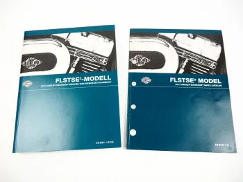 Harley FLSTSE3 CVO Softail Convertible Werkstatthandbuch Parts Catalog 2012
