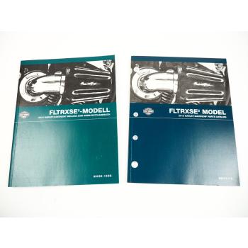 Harley FLTRXSE2 CVO Road Glide + ANV 110th Werkstatthandbuch Parts Catalog 2013