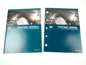Harley FXSTSSE2 Eagle Springer Softail Werkstatthandbuch und Parts Catalog 2008