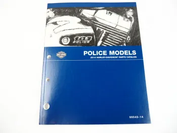 Harley Police Models FLHP Road King FLHTP Electra Glide Parts Catalog 2010