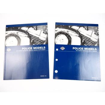 Harley Police Models FLHTP FLHP Service Manual Supplemet and Parts Catalog 2013