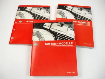 Harley Softail FLS FXS FXC Modelle 2011 Werkstatthandbuch Diagnose Parts Catalog