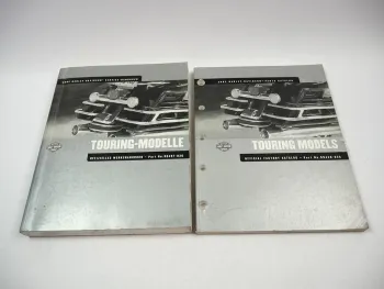Harley Touring FLHR FLTR FLHT 2002 Diagnose Fehlersuche Elektrik Parts List