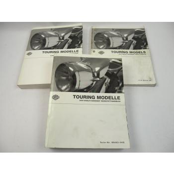 Harley Touring FLHR FLTR FLHT Werkstatthandbuch Diagnose Parts List 2004