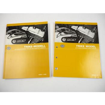 Harley Trike FLHTCUTG Tri Glide Werkstatthandbuch und Parts Catalog 2014