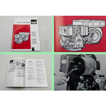 Hatz 1D31 1D41 1D50 60 81 Diesel engine Instruction book 2000