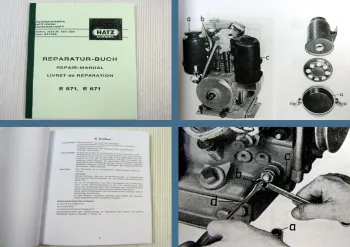 Hatz E571 E671 Motor Reparaturhandbuch