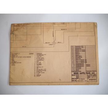 Heden 8460 - 8670 Gabelstapler Elektro-Schaltplan 1997