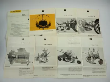 Helwig Treysa Kartoffelernter Pflug Muli Roder 7x Prospekt 1x Anschreiben 1960