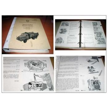 Henschel 7 to LKW 6x6 HS3-14HA-CH Reparaturhandbuch 1964 Armee Schweiz