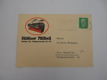 Höffner Möbel Berlin Ganzsache 1931