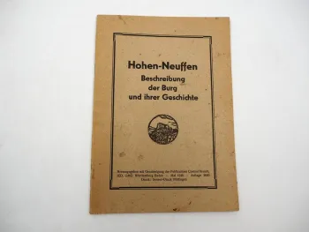 Hohenneuffen Beschreibung der Burg und ihrer Geschichte 1948 Esslingen