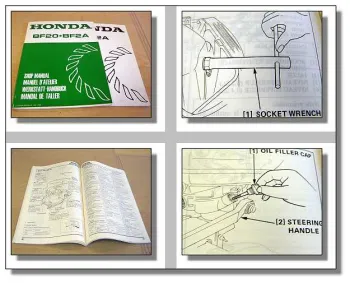 Honda BF20 BF2A Außenborder Werkstatthandbuch Shop manual Manuel D´Atelier