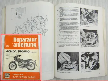 Honda CB 350 500 ab 1971 Werkstatthandbuch Reparaturanleitung Reparaturhandbuch