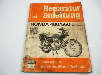 Honda CB440F CB550 + K1 F ab 1973 Reparaturanleitung Werkstatthandbuch