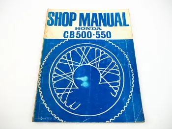 Honda CB500 CB550 Shop Manual Werkstatthandbuch
