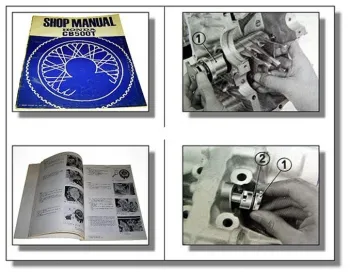 Honda CB500T Shop Manual Werkstatthandbuch Repair Workshop 1974