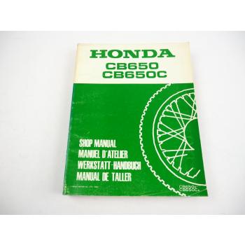 Honda CB650 CB650C Werkstatthandbuch Reparaturhandbuch Shop Manual 1980 RC03 05