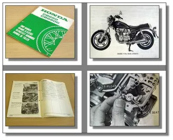 Honda CB650 / RC 05 Werkstatthandbuch Ergänzung 1981 Reparaturanleitung