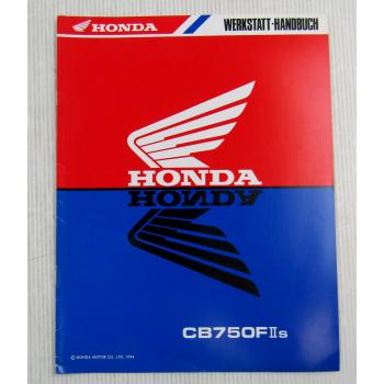Honda CB750FIIs Modell RC42 Nachtrag Werkstatthandbuch Reparaturanleitung 1994