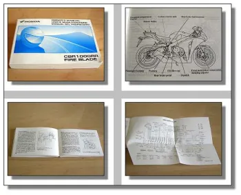 Honda CBR 1000 RR Fire Blade Owners Manual Manual del Propietario 2007