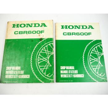 Honda CBR 600 F PC19 Werkstatthandbuch 1987 1989 Reparaturanleitung