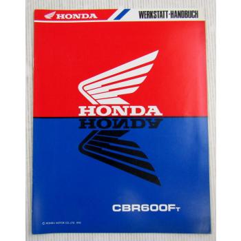 Honda CBR 600 Ft Werkstatthandbuch 1995 Reparaturanleitung Nachtrag Ergänzung