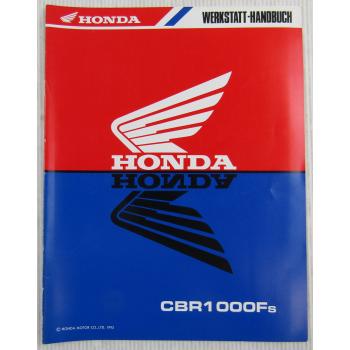 Honda CBR1000F Fs SC24 Nachtrag Werkstatthandbuch Reparaturanleitung 1995