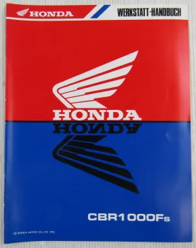 Honda CBR1000F Fs SC24 Nachtrag Werkstatthandbuch Reparaturanleitung 1995