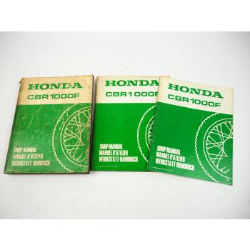 Honda CBR1000F SC21 SC24 Werkstatthandbuch Reparatur 1987 1989 1992 Shop Manual