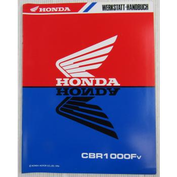 Honda CBR1000Fv SC24 Ergänzung Werkstatthandbuch Reparaturanleitung 1996