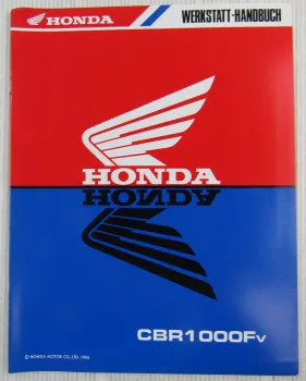 Honda CBR1000Fv SC24 Ergänzung Werkstatthandbuch Reparaturanleitung 1996