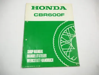 Honda CBR600F PC23 1988 Werkstatthandbuch Ergänzung Shop Manual Reparaturanleitung