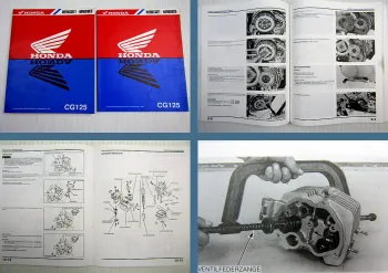Honda CG125 Werkstatthandbuch 1997 - 1998 Reparaturanleitung