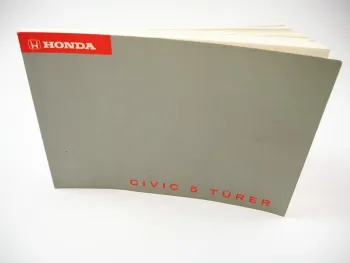 Honda Civic 5 Türer Betriebsanleitung Bedienungsanleitung 1995