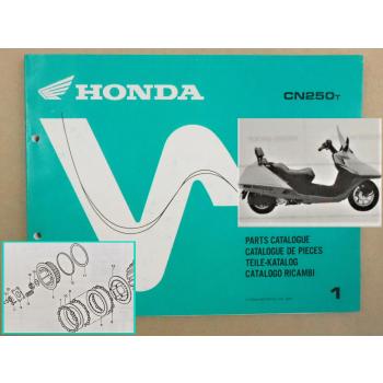 Honda CN250 Parts Catalogue Ersatzteilkatalog 1995