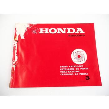 Honda E2500K4 Generator Ersatzteilliste Parts List 1980