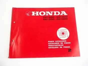 Honda EM1500 EM1800 EB1500 EB1600 Generator Ersatzteilliste Parts List 1982