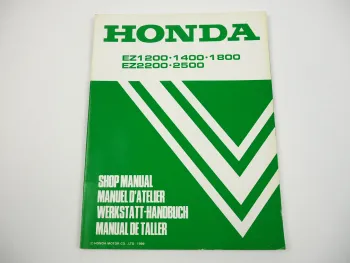 Honda EZ 1200 1400 1800 2200 2500 Generator Werkstatthandbuch Shop Manual
