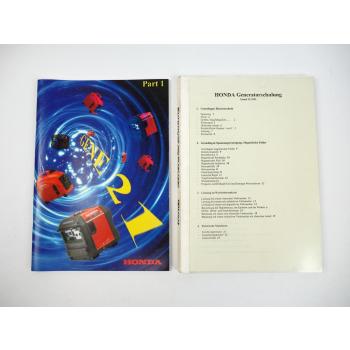 Honda Generator Schulungsunterlagen 2001 + Heft Gene21