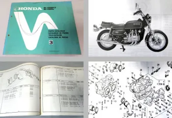 Honda GL1000 K3 GL1000 z Ersatzteilliste Parts Catalogue 1979
