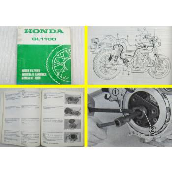 Honda GL1100 GoldWing Werkstatthandbuch Zusatz 1980 Shop Manual Supplement