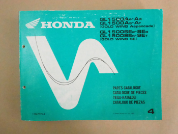 Honda GL1500A 1500SE GoldWing Parts Catalogue Ersatzteilkatalog 1995