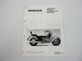 Honda GL1500C F6C Motorrad Montageanleitung Betriebsvorbereitung 1998