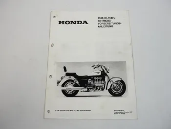 Honda GL1500C F6C Motorrad Montageanleitung Betriebsvorbereitung 1998