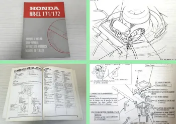 Honda HR EL 171 172 PDF SDF Rasenmäher Werkstatthandbuch Reparaturanleitung