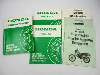 Honda MB80S HC01 MT80S MCX80 MBX80 Werkstatthandbuch Shop Manual 1980/83