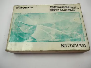 Honda NT700 V VA Deauville Betriebsanleitung Fahrerhandbuch 2006 in 4 Sprachen